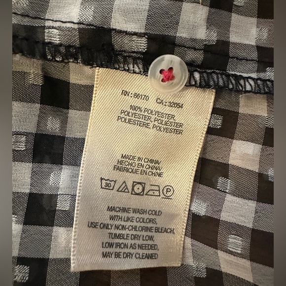 Anthropologie Maeve Gingham Sleeveless Buttondown - Size XS - Picture 10 of 12